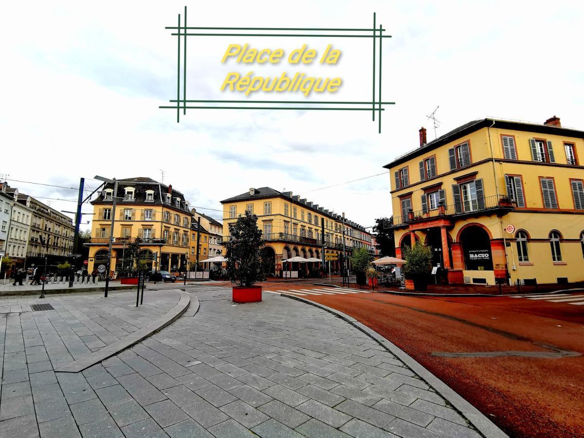 Appart Industriel A 5 Min A Pieds De La Gare Apartment Mulhouse Luaran gambar
